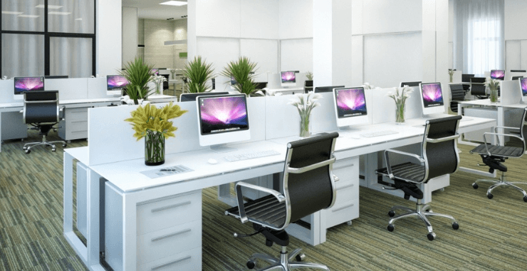 Типы планировок офисного пространства: open-space, кабинетная, смешанная, японская